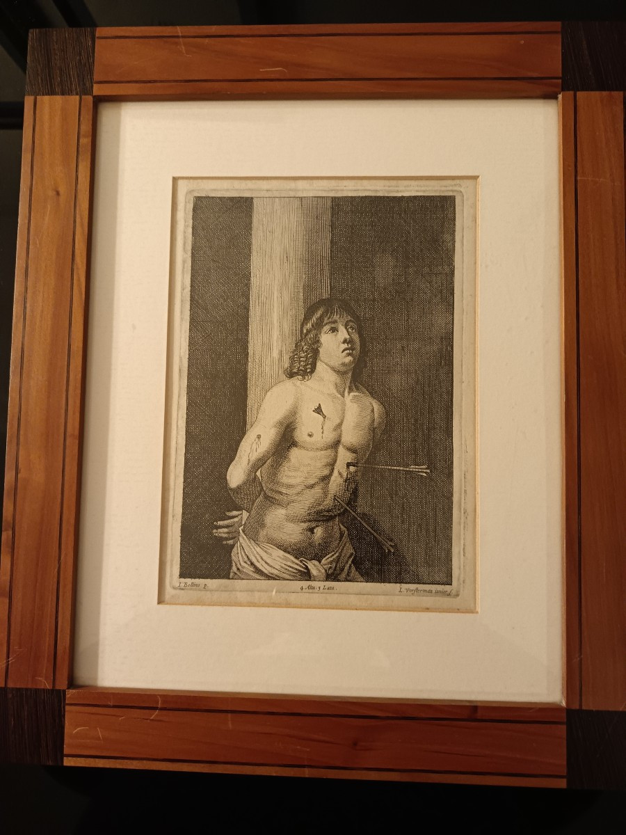 Saint Sebastian Etching From 1671