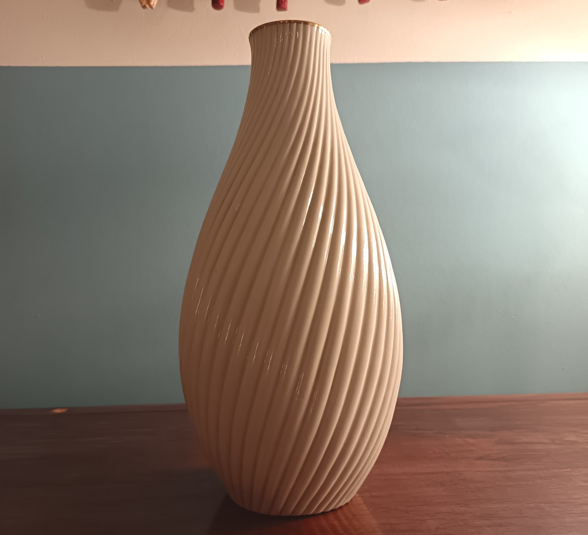 Vase En Porcelaine Ginori 1940-photo-2