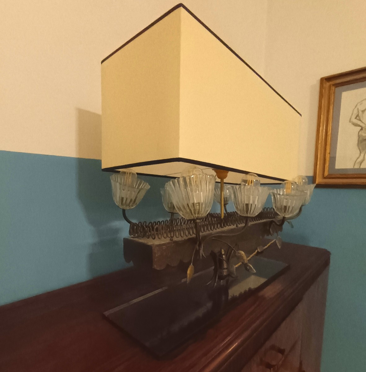 "giardiniera" Rectangular Table Lamp 1960-photo-3