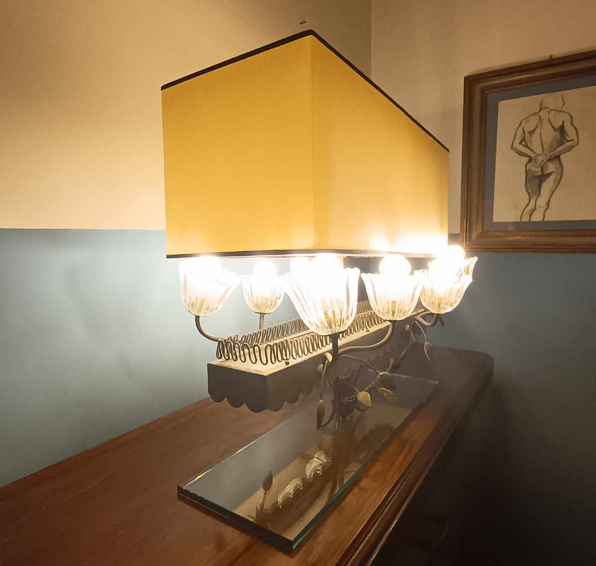 "giardiniera" Rectangular Table Lamp 1960-photo-4