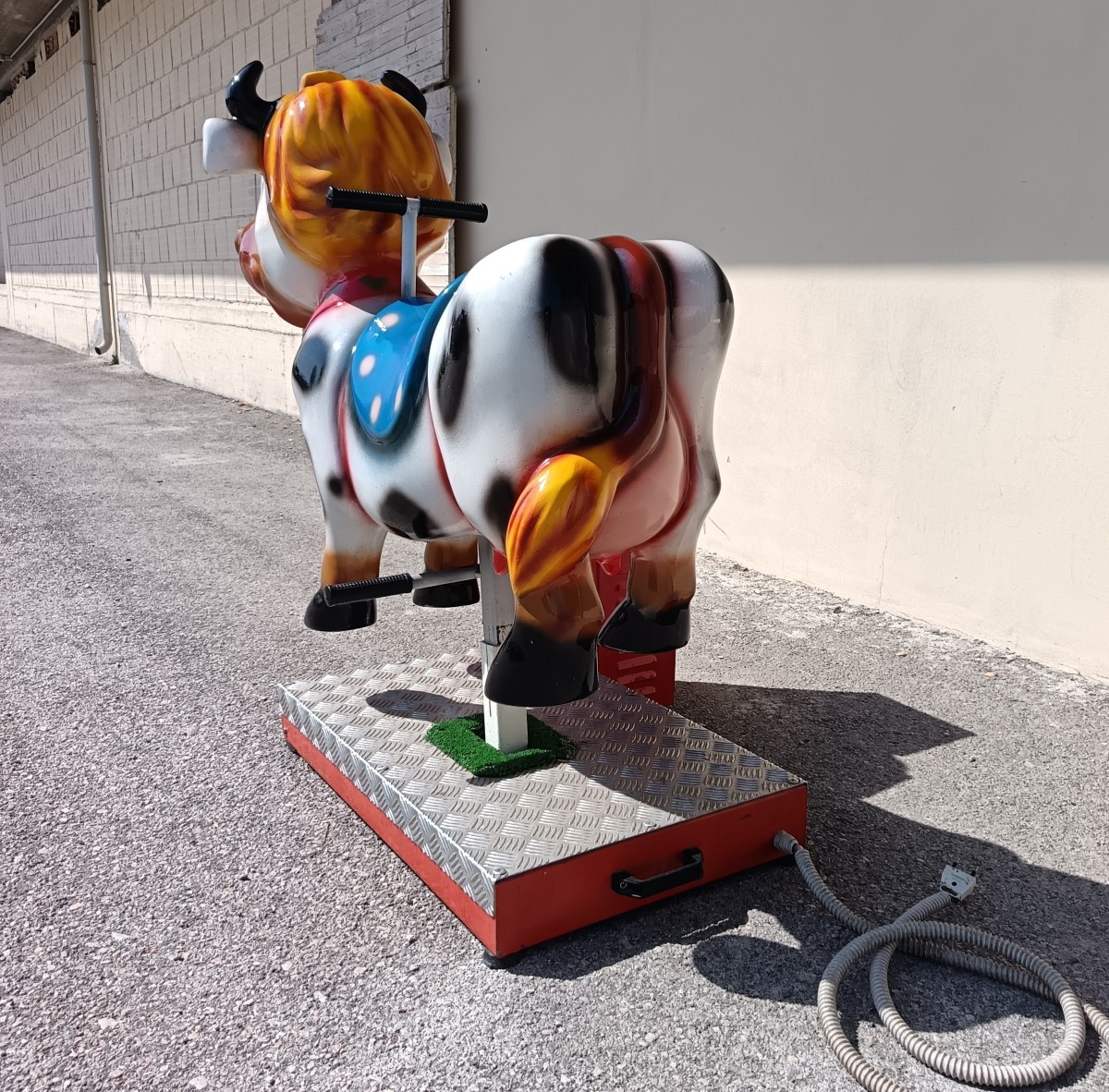 Manège mécanique électrique la vache 1980-photo-3