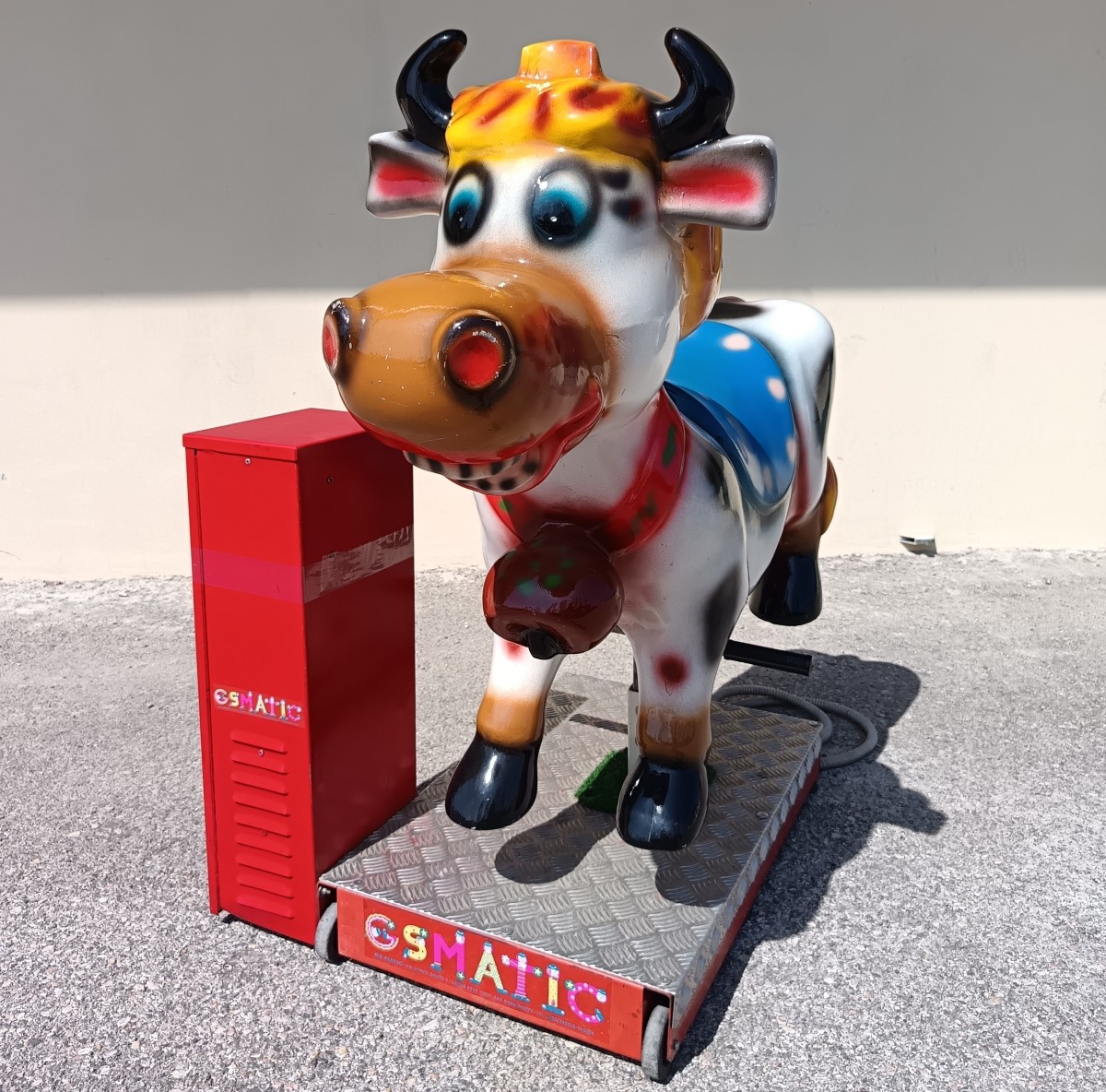 Manège mécanique électrique la vache 1980-photo-4
