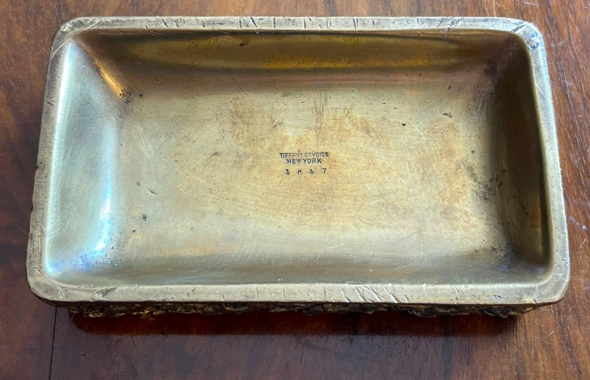 Tiffany Gilt Bronze Lost-wax Cast Paperweight-photo-1