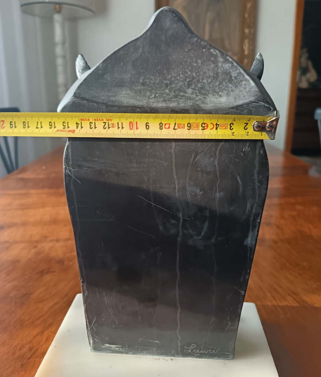 Art Deco Bakelite Sculpture Signed By Lee Oscar Lawrie-photo-1