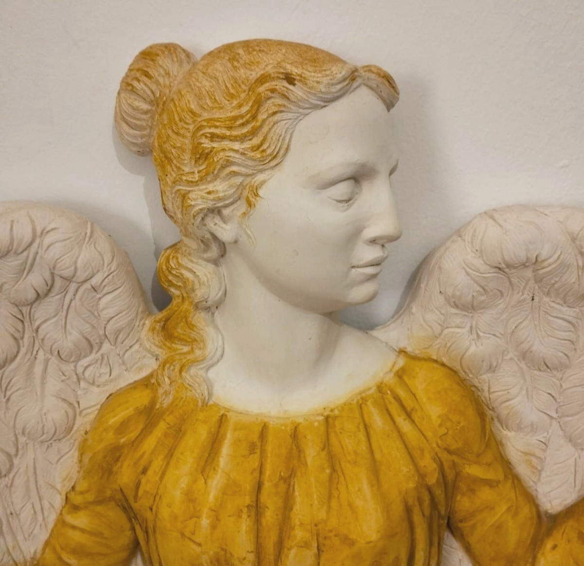 Pair Of 1960s Fiberglass Angels From The Galli Theatre-photo-2