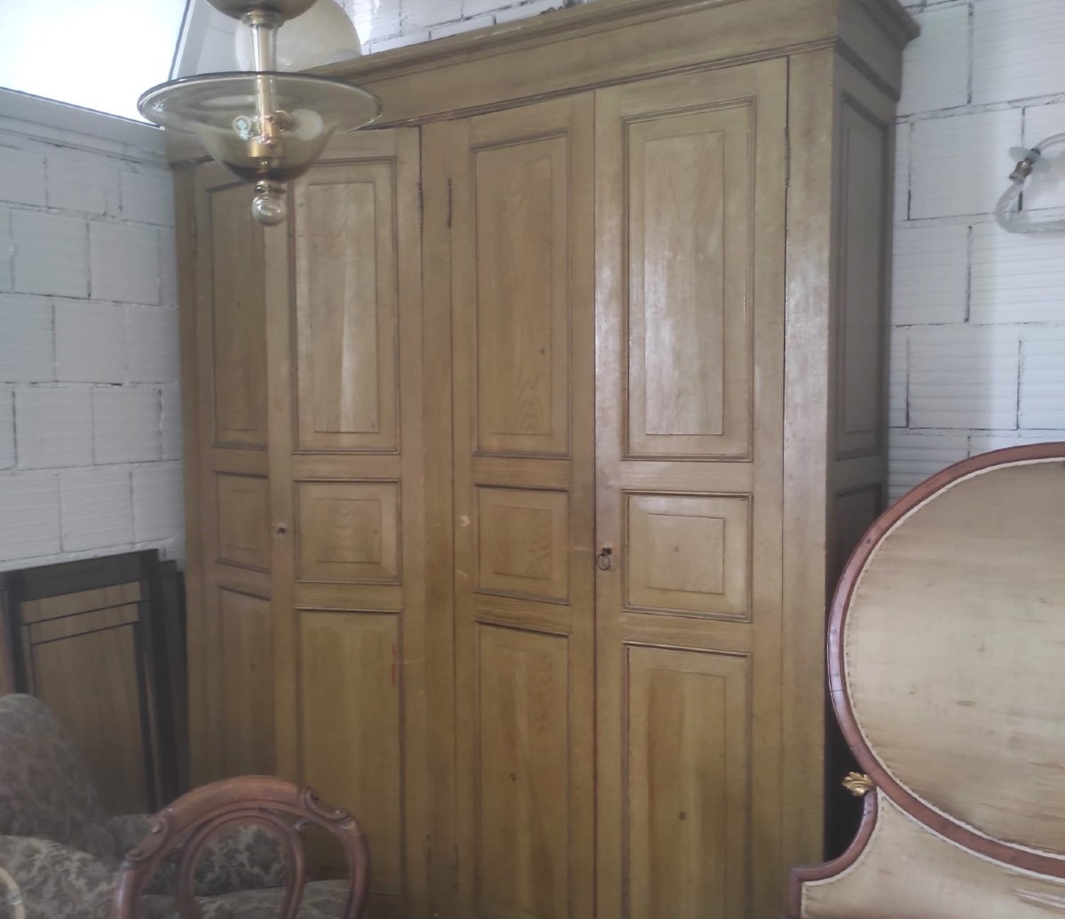 Armoire bolognaise du XIXe siècle provenant d'un ancien palais-photo-2
