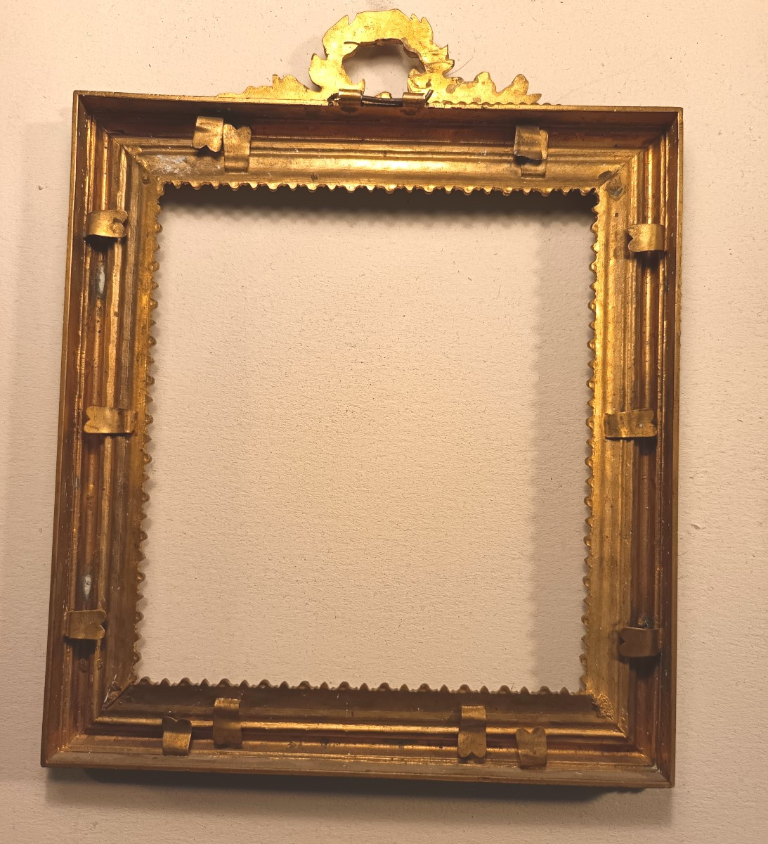 Cadre de voyage en bronze doré 1790-photo-1