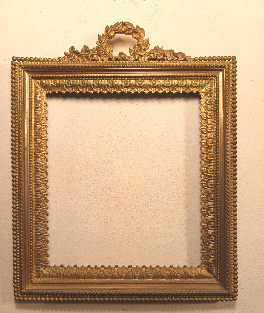 Cadre de voyage en bronze doré 1790