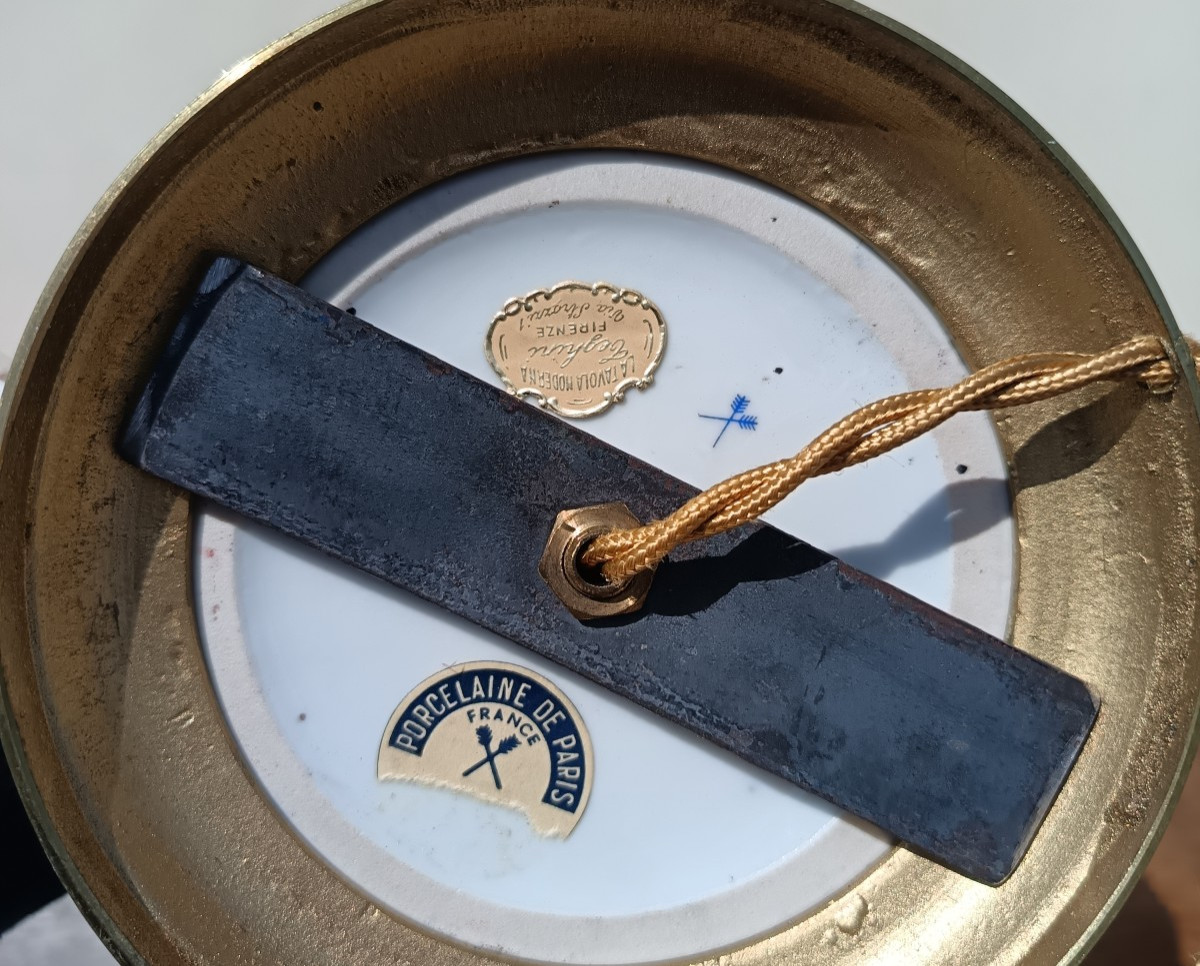 French Ceramic Lamp From The Late 19th Century-photo-4