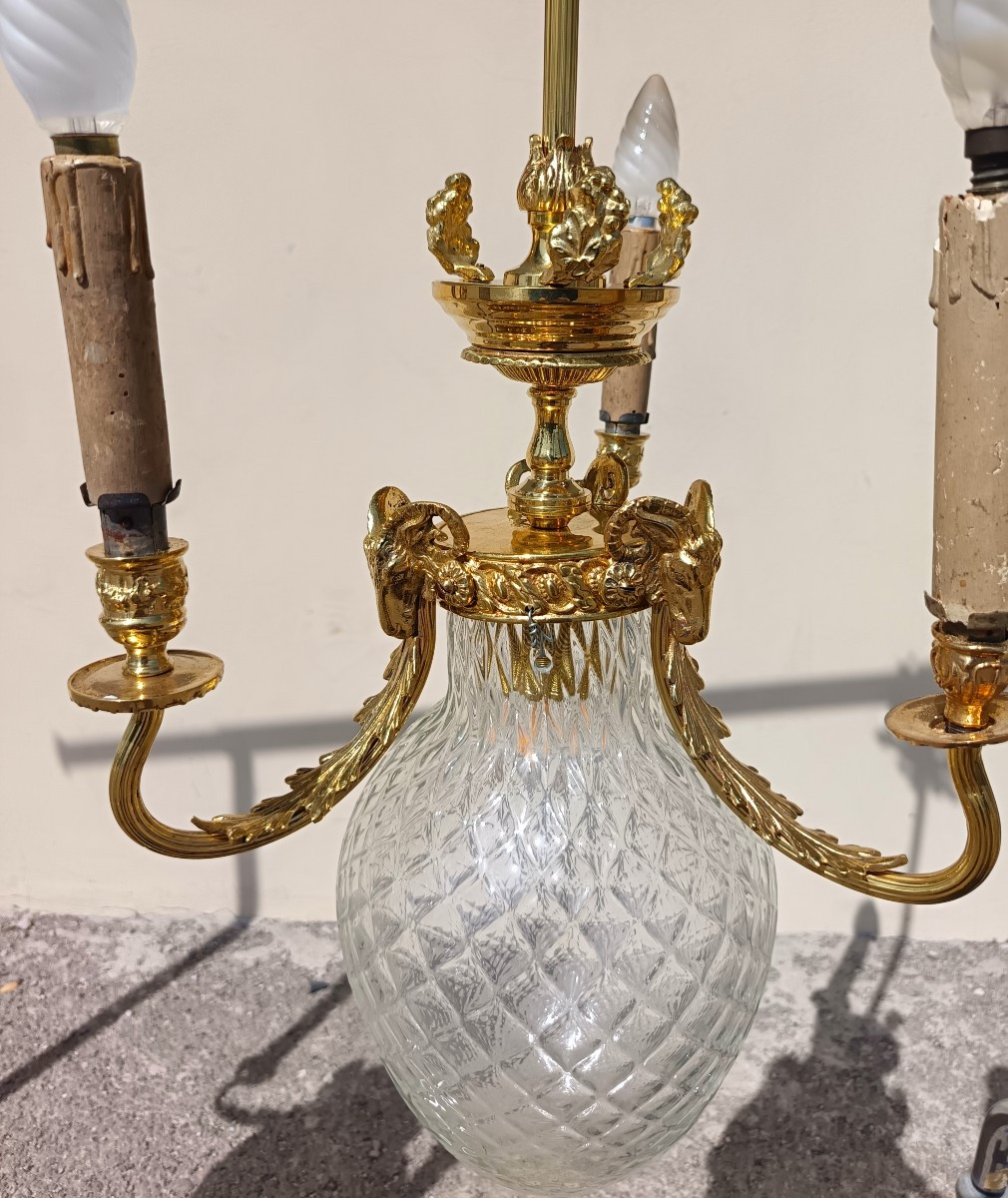 Paire de lustres Umbertins 1840 Turin-photo-3