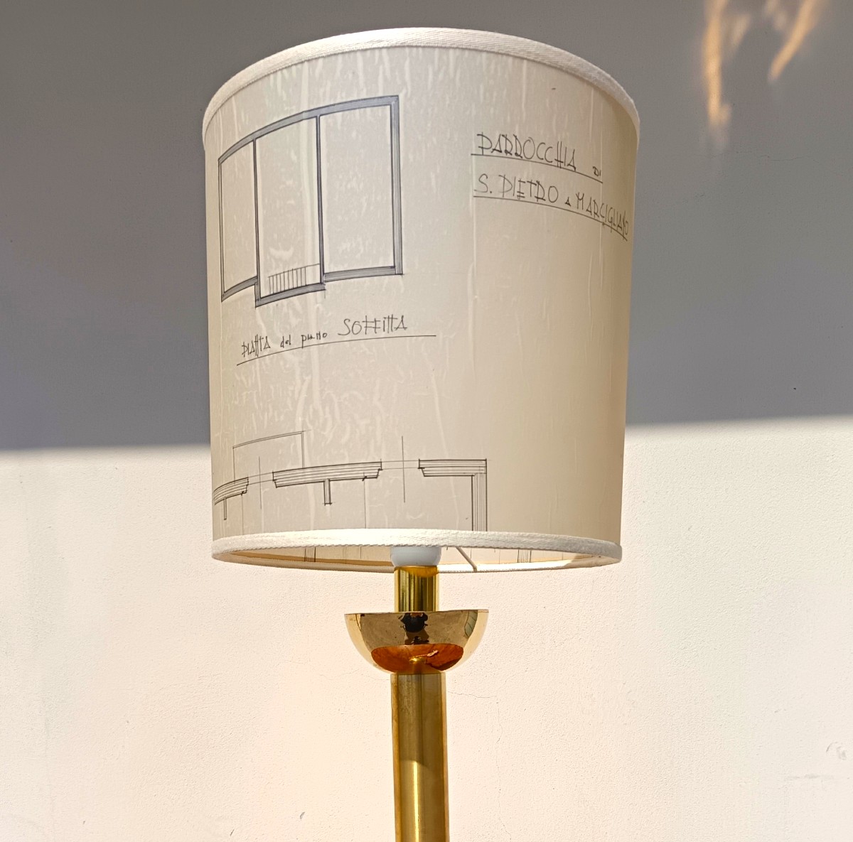 Lampe en bronze Rationaliste 1930-photo-1