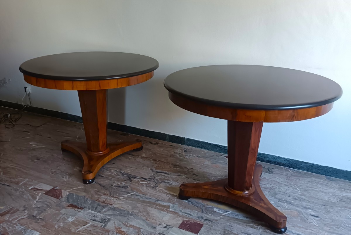 Pair Of Tables Designed By Architect Piero Portalupi 1930-photo-2