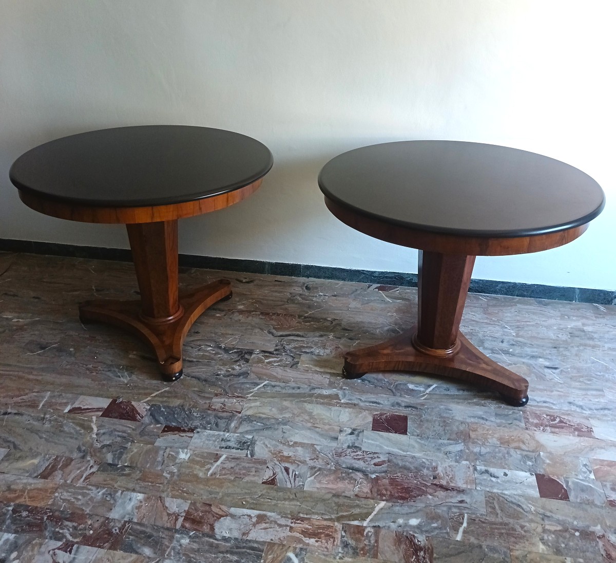 Pair Of Tables Designed By Architect Piero Portalupi 1930