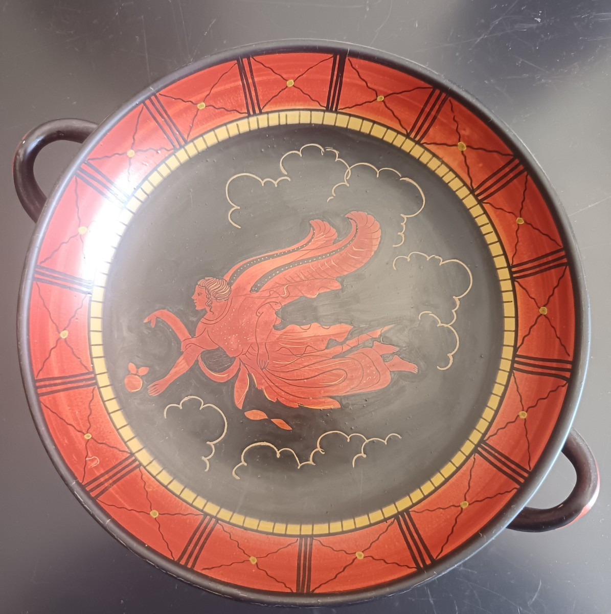 Triptyque de vases Deruta 1930-photo-4