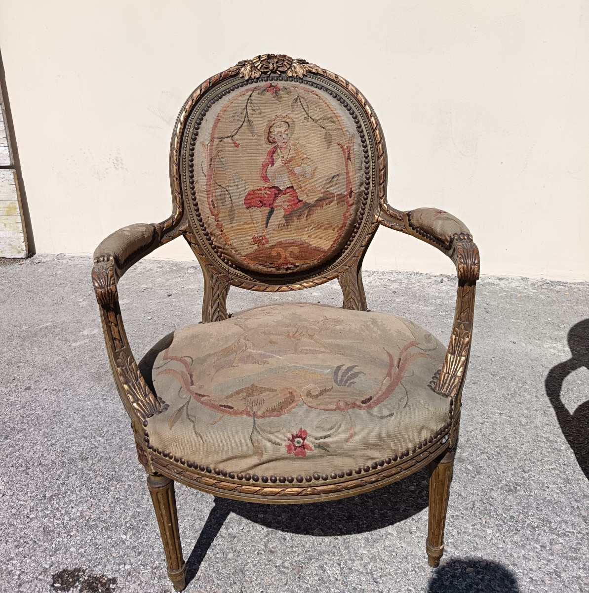 Pair Of 19th-century French Armchairs-photo-2