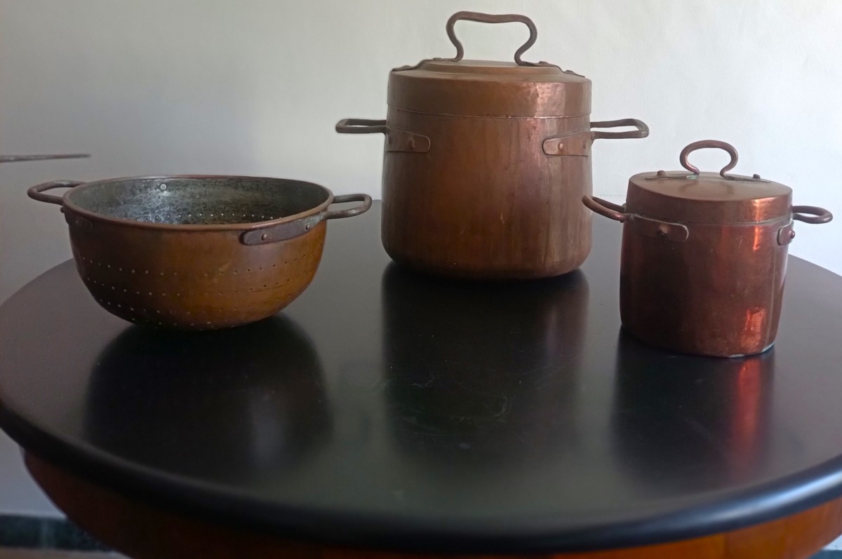 Set Of 8 18th-century Copper Cooking Pots-photo-2