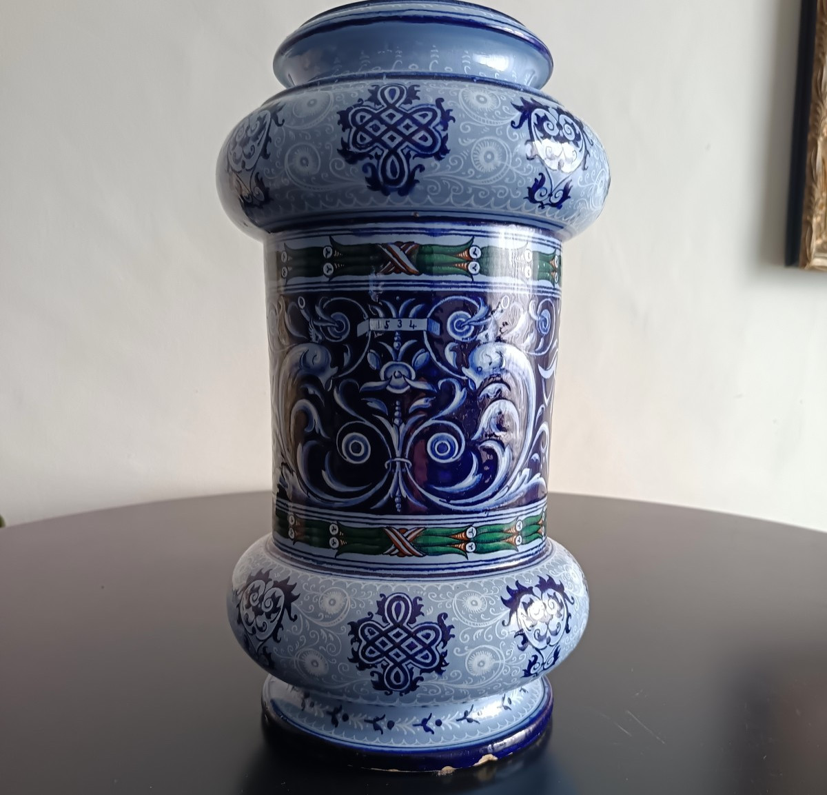 Vase Albarello de pharmacie XIXe siècle