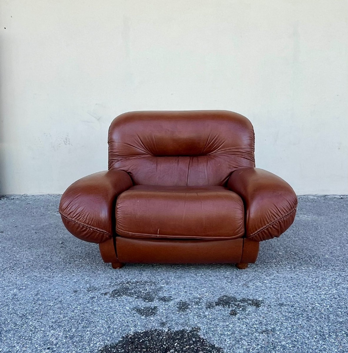 Paire de fauteuils vintage des années 70 Adriano Piazzesi