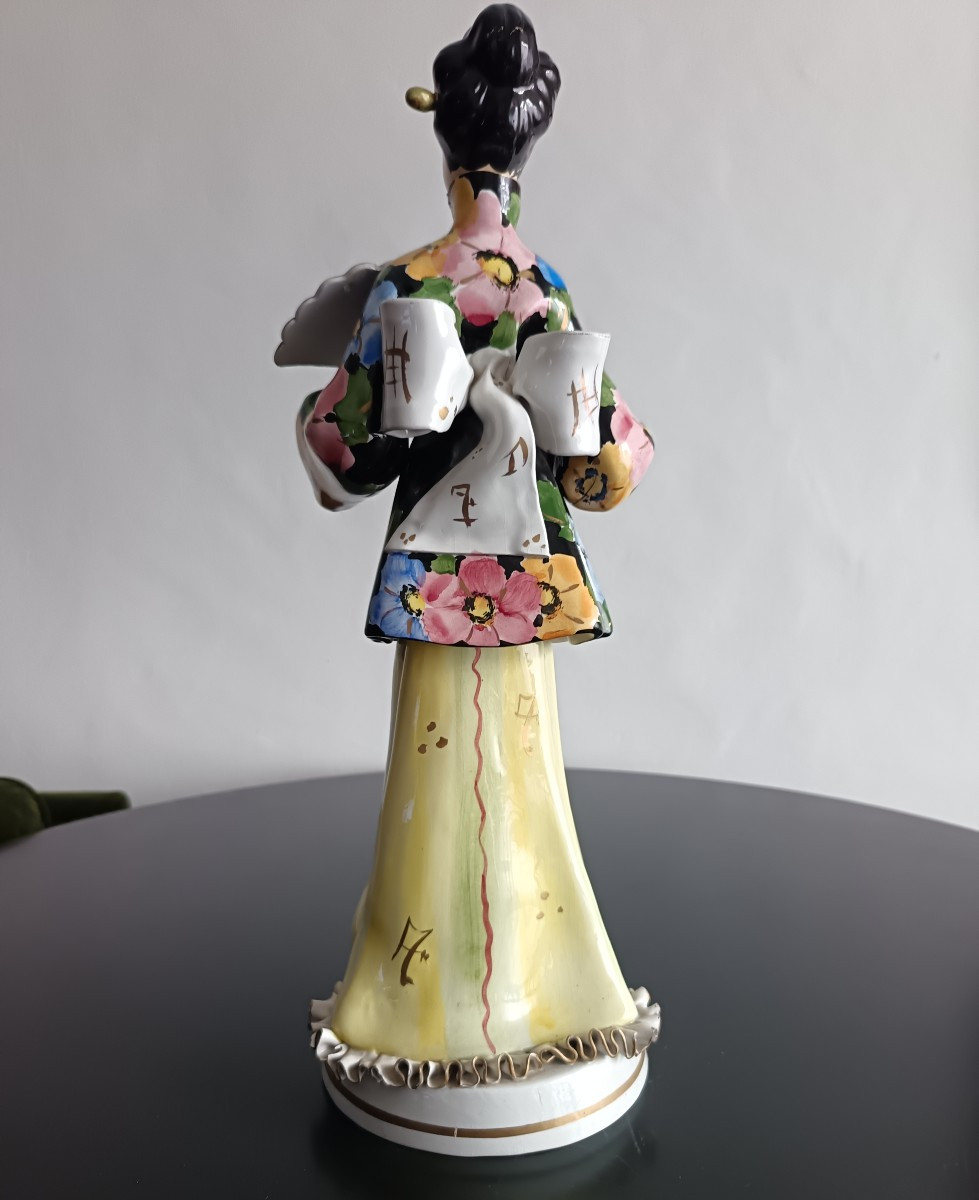 Ceramic Geisha, 1930, Italy-photo-4