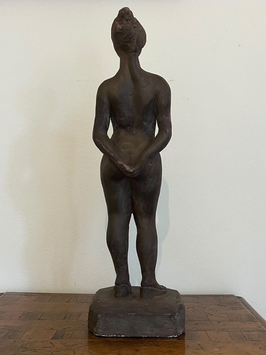 Eve The First Woman Terracotta Sculpture Arturo Martini-photo-3