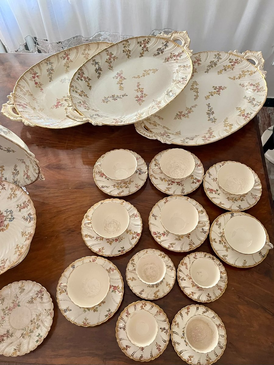 Service de table ceramique de 1850 nommé Louis XV-photo-2
