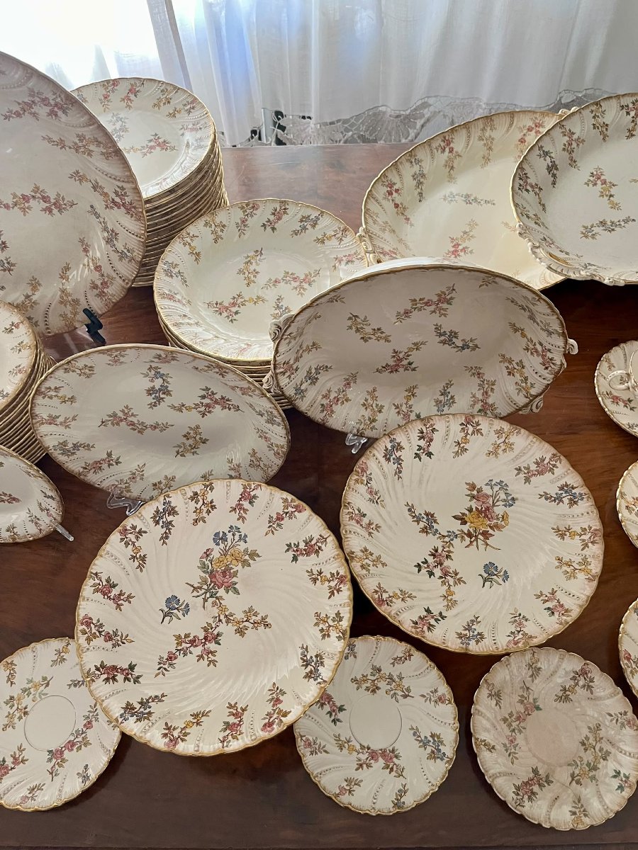 Service de table ceramique de 1850 nommé Louis XV-photo-3