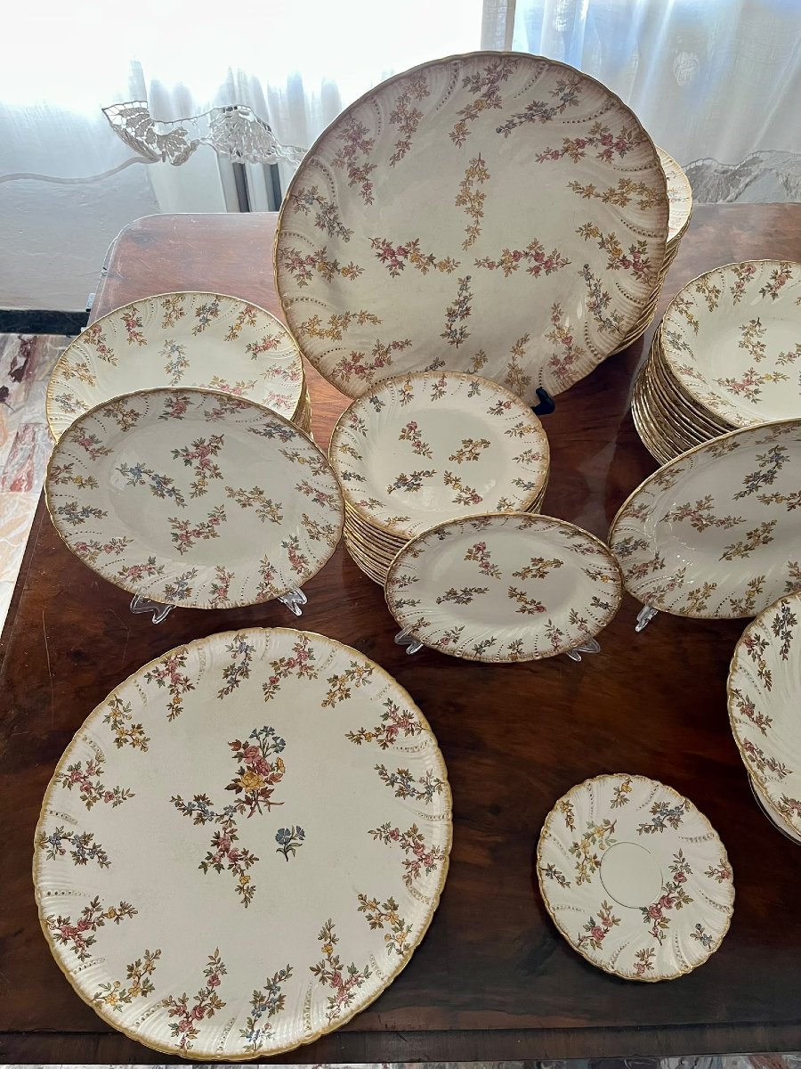 Service de table ceramique de 1850 nommé Louis XV-photo-4