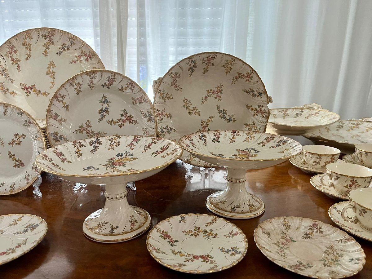 Service de table ceramique de 1850 nommé Louis XV-photo-1