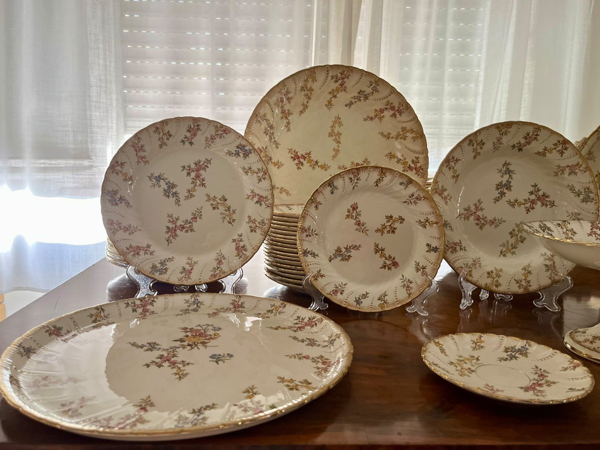 Service de table ceramique de 1850 nommé Louis XV-photo-2