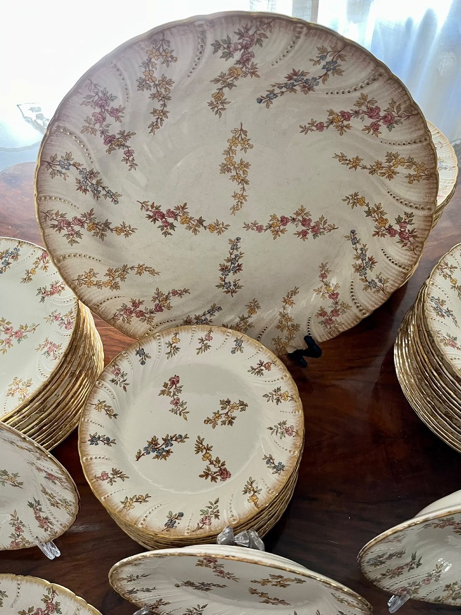 Service de table ceramique de 1850 nommé Louis XV-photo-3