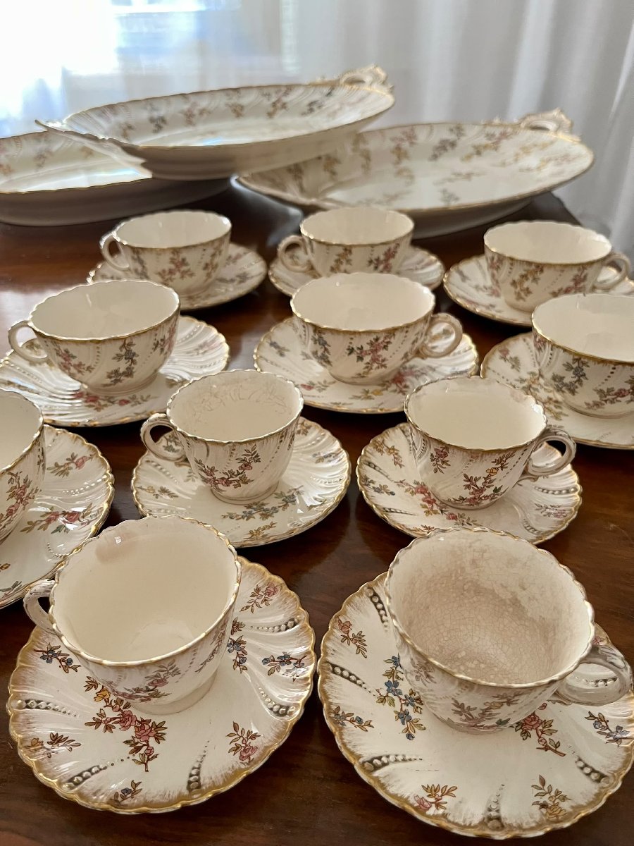 Service de table ceramique de 1850 nommé Louis XV-photo-4