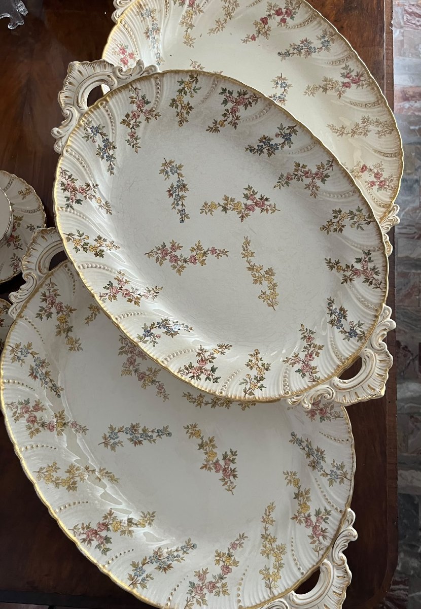 Service de table ceramique de 1850 nommé Louis XV-photo-5