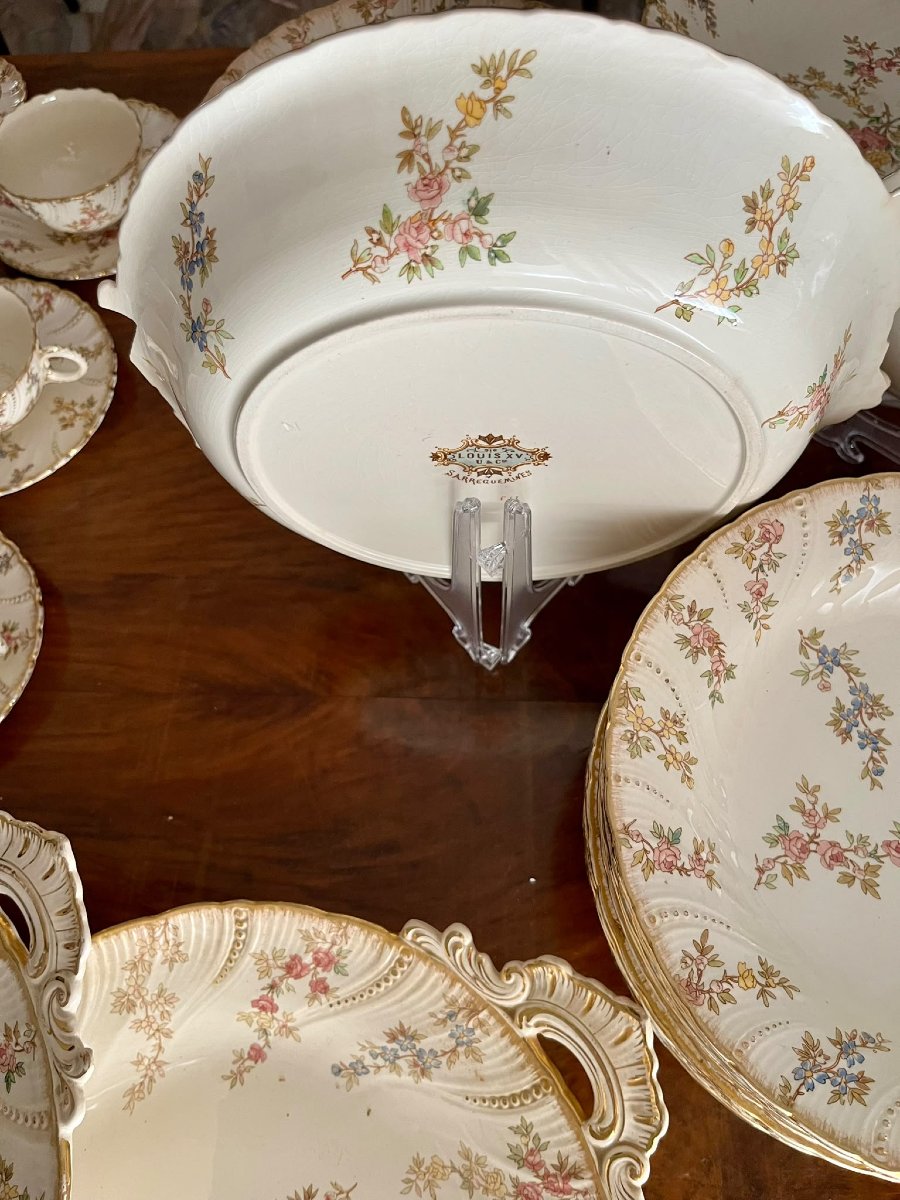 Service de table ceramique de 1850 nommé Louis XV-photo-6