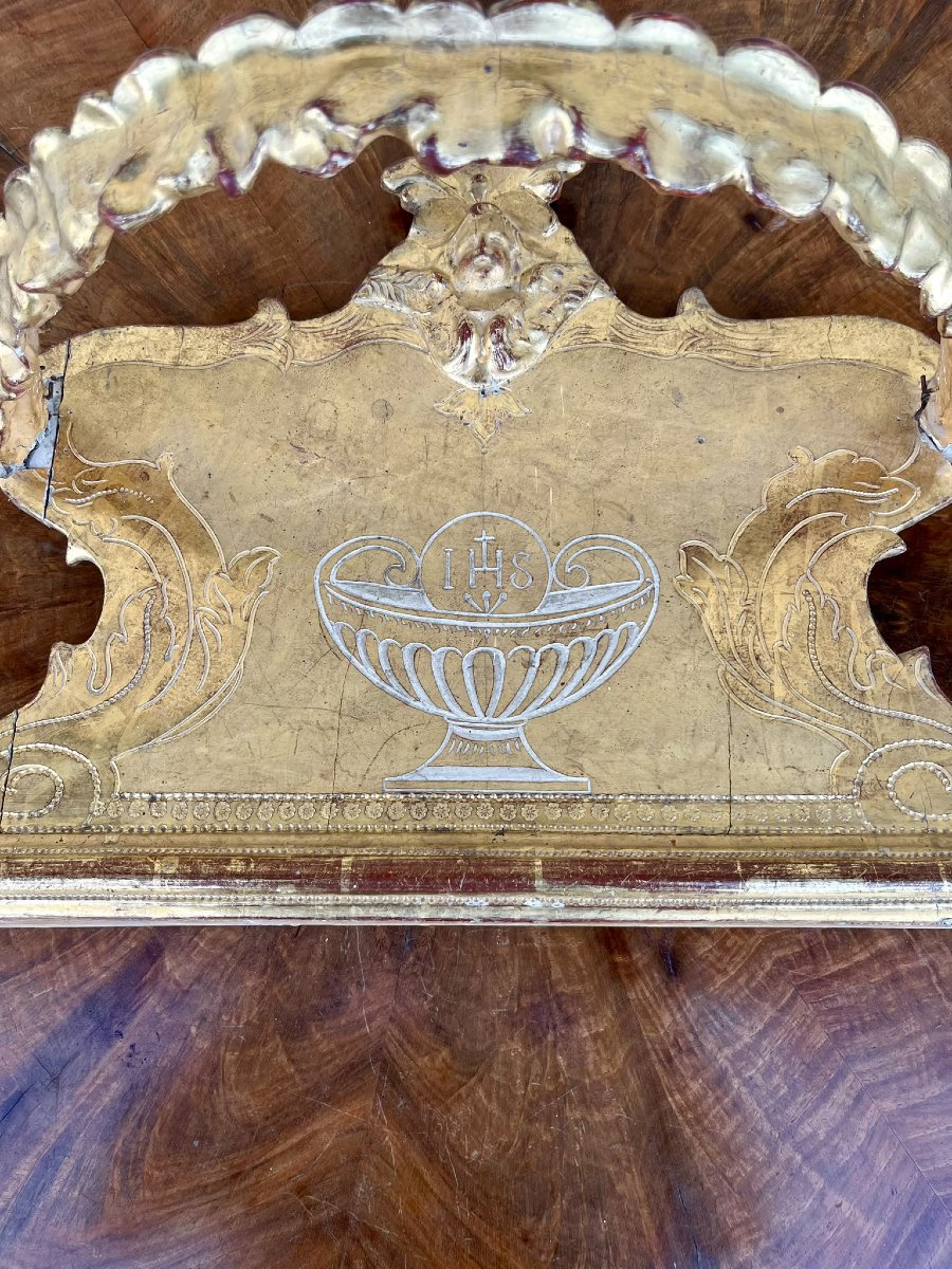 18th-century Wooden Frieze, Pure Gold—rome-photo-2