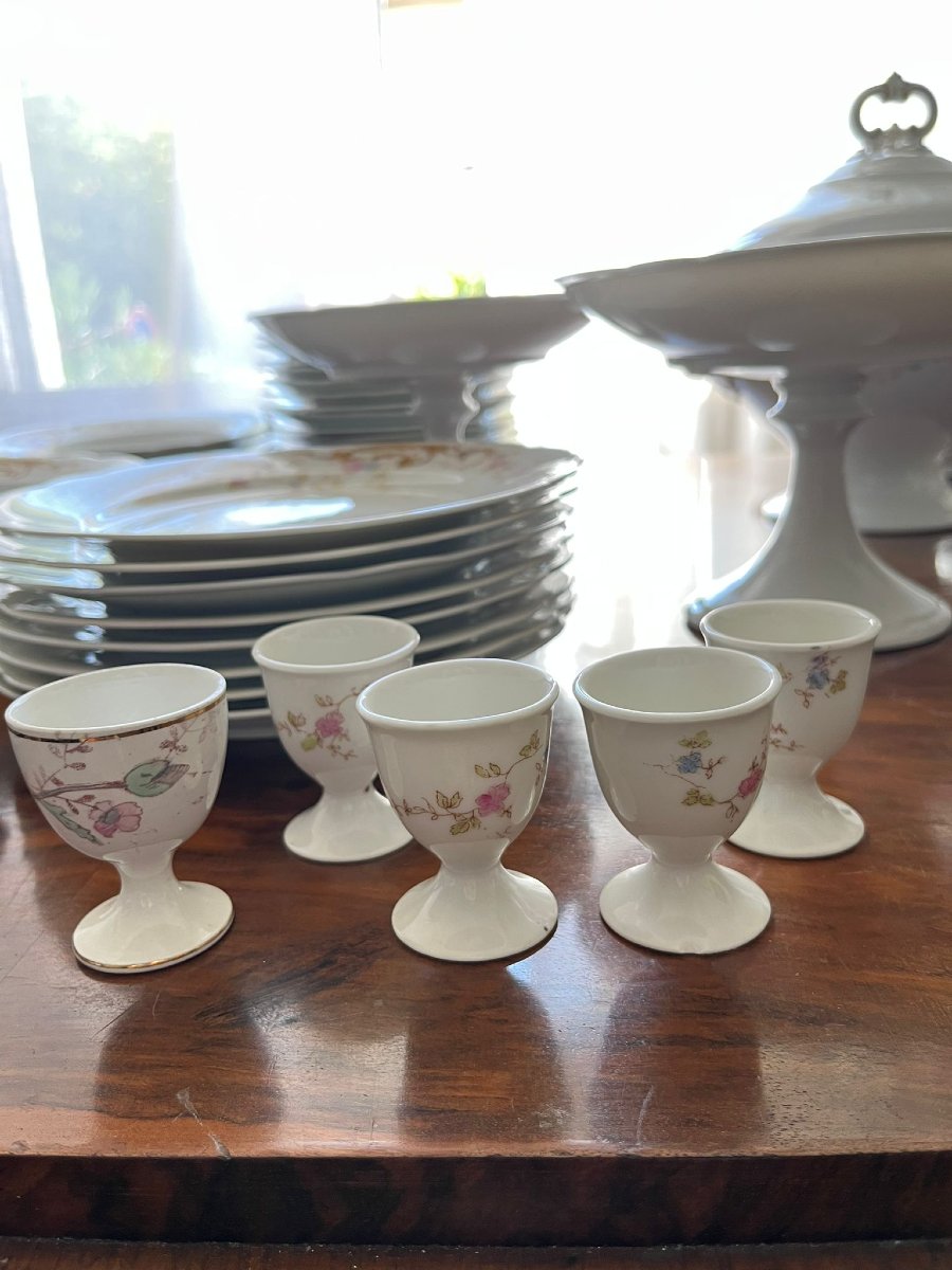 Service de Table Ginori 1930 Motif Floral-photo-6