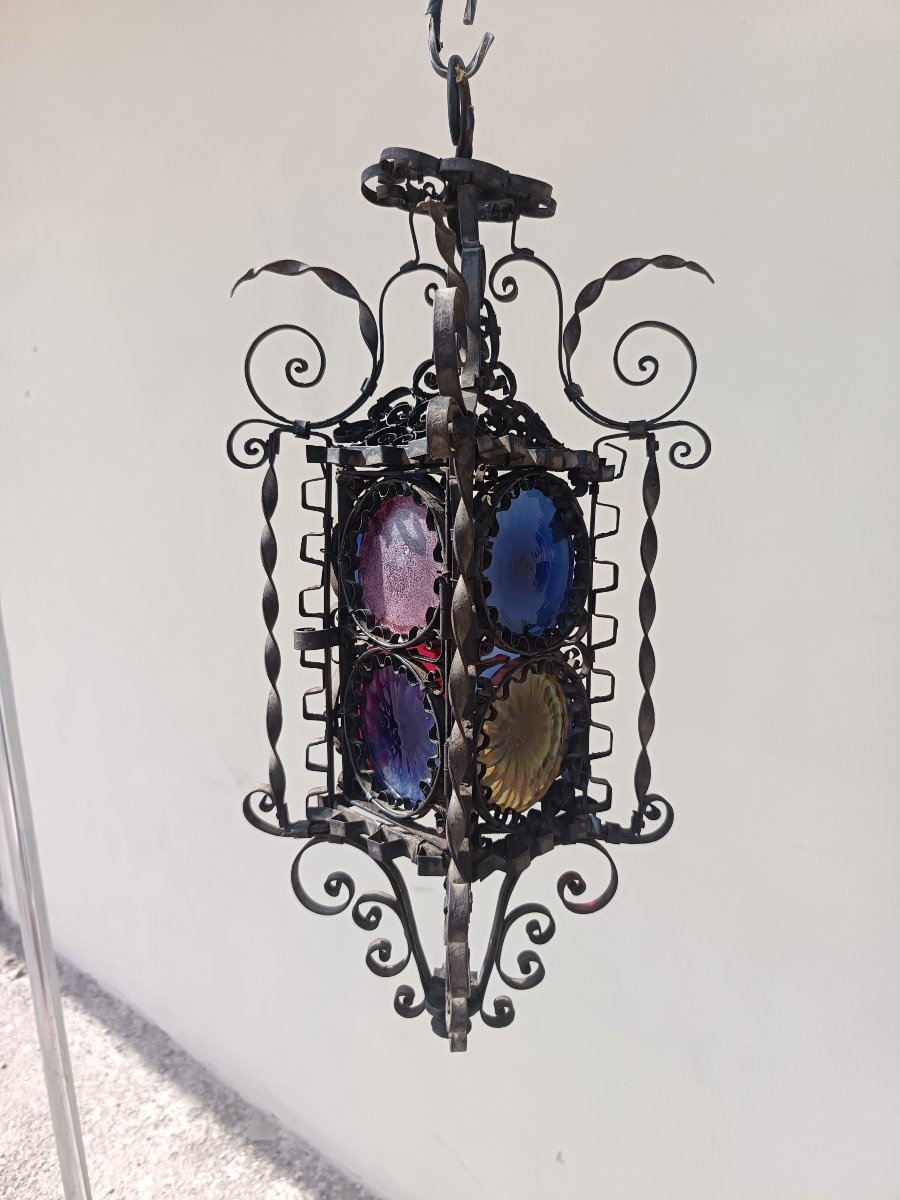 Santa Caterina Venetian Tin Lantern—early 20th Century