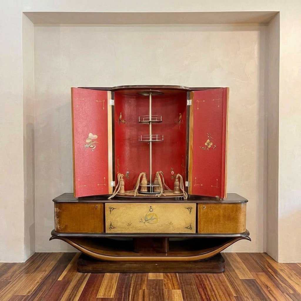Osvaldo Borsani Bar Cart, 1940, Italy-photo-2