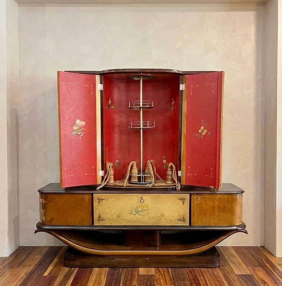Osvaldo Borsani Bar Cart, 1940, Italy-photo-3