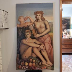 Oil On Wood, The Time Of The Seasons Of 1950