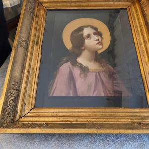 Late 19th-century Oil On Panel Mary Magdalene