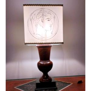 20th-century Table Lamp From An 18th-century Wooden Sculpture