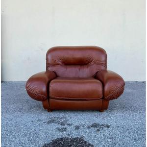 Paire de fauteuils vintage des années 70 Adriano Piazzesi
