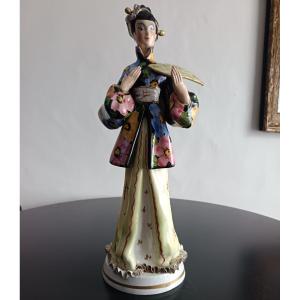 Ceramic Geisha, 1930, Italy