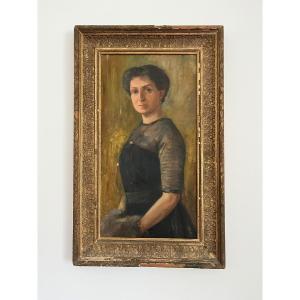 Oil On Canvas, Late 19th Century, From The School Of Giovanni Boldini—noblewoman