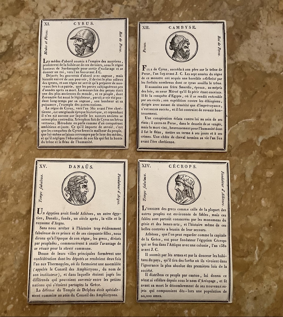 Historical Card Game, Circa 1810,-photo-2