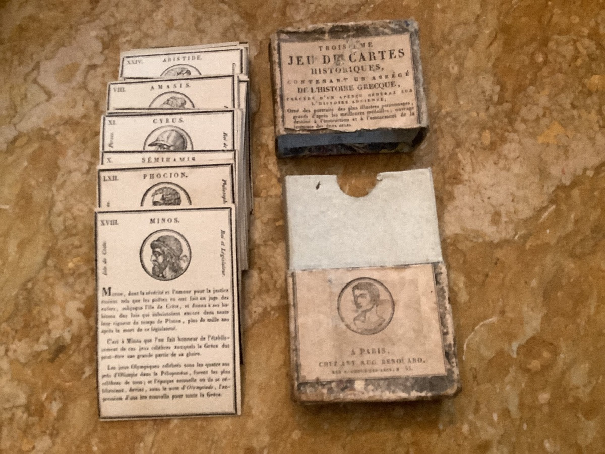 Historical Card Game, Circa 1810,-photo-3