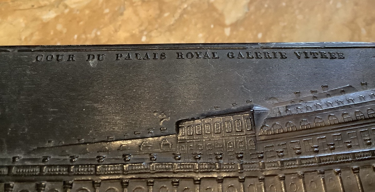 Boîte à priser en corne pressée -photo-3