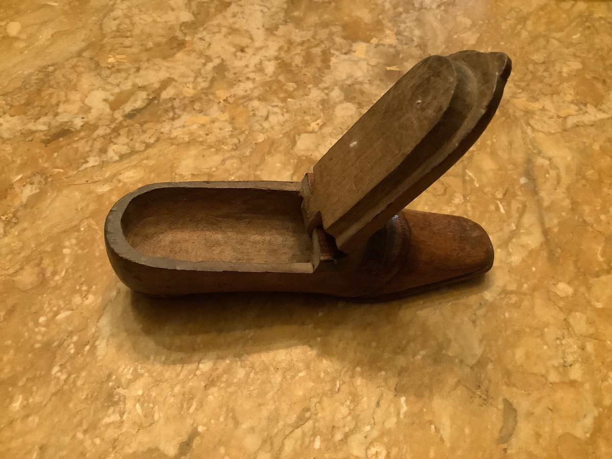 Boîte à priser en forme de botine  -photo-3