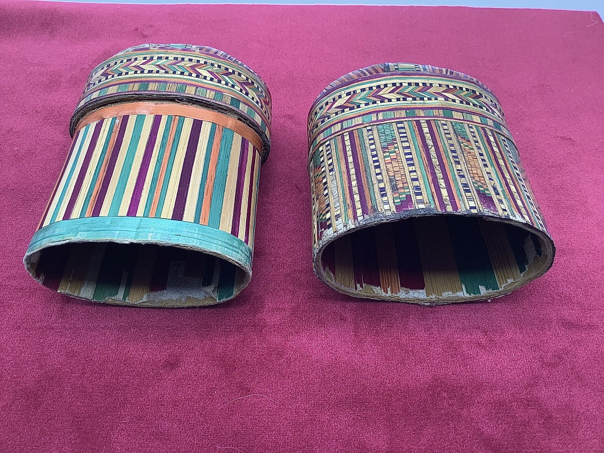 47 _colored Straw Marquetry Case -photo-3