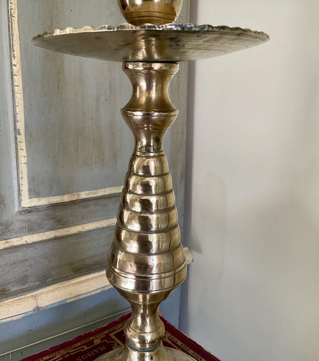 Moroccan Bronze Lamp Part -photo-2